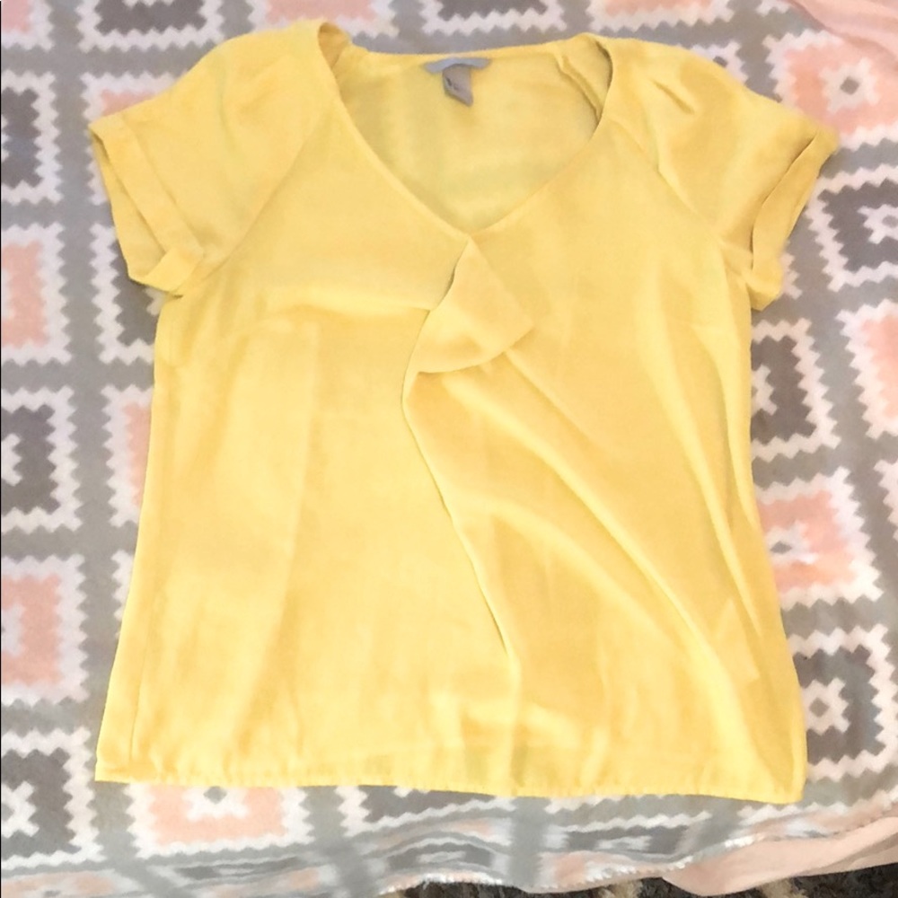 Yellow blouse